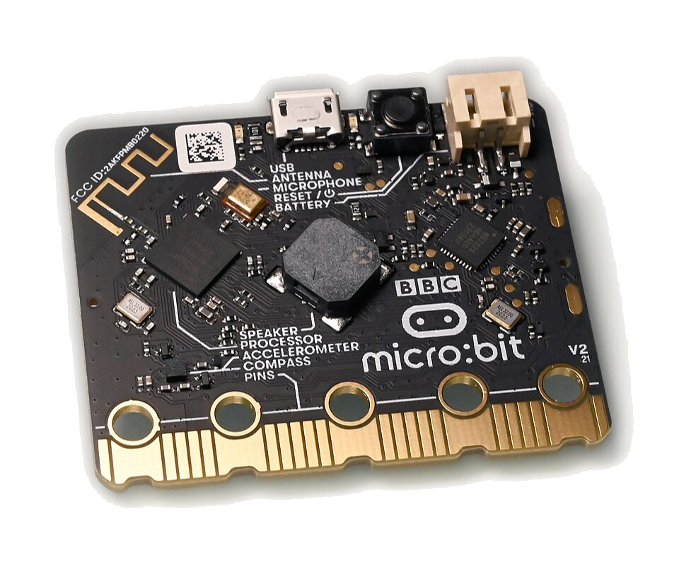 Imagen de la placa micro:bit V2
