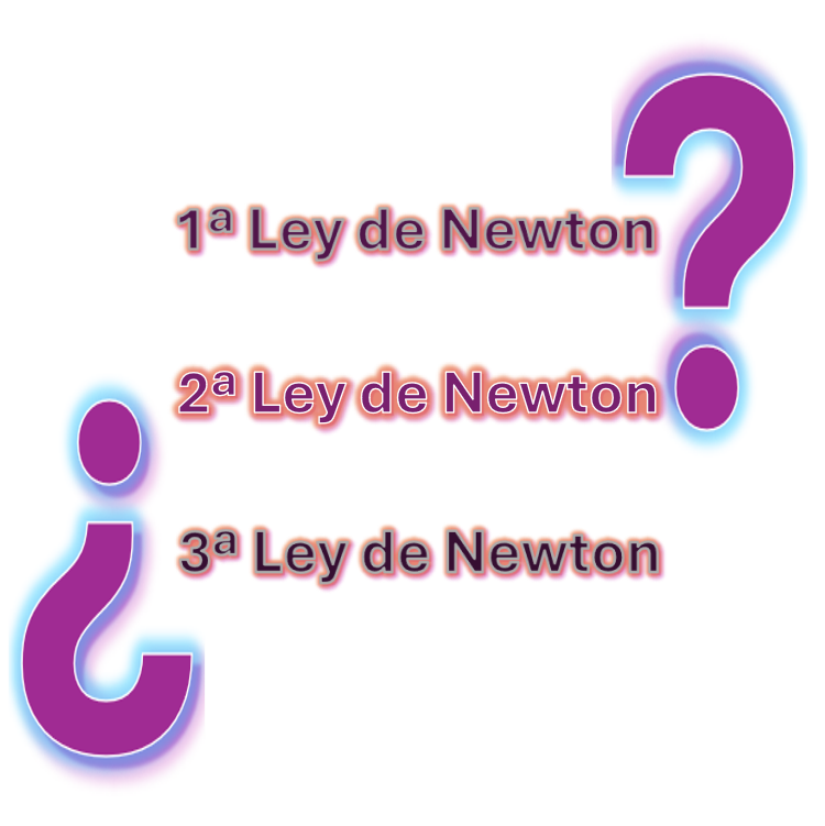 Imagen de las tres Leyes de Newton