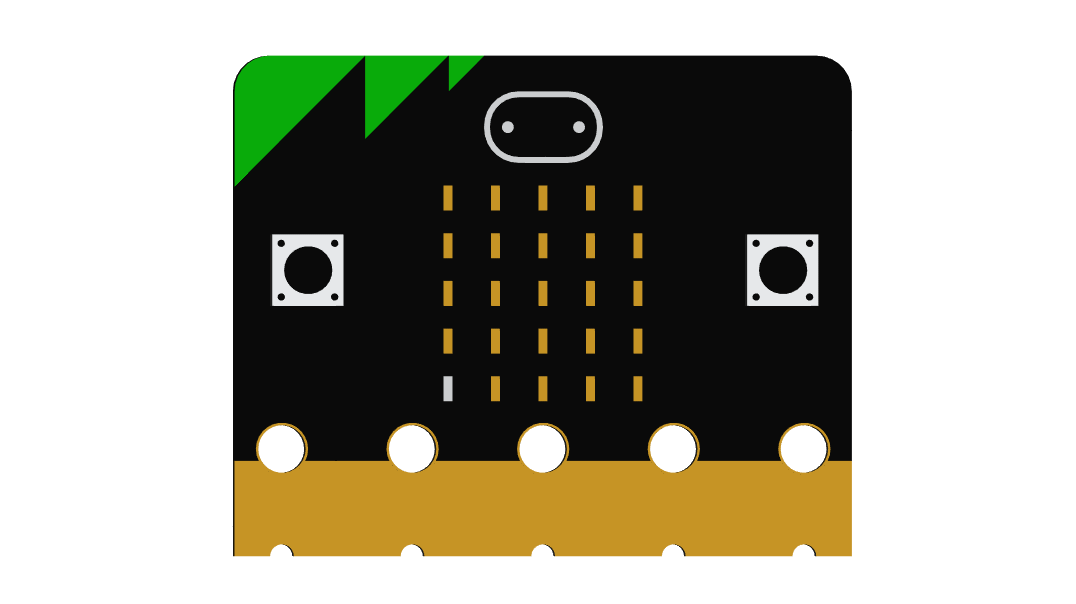 Imagen animada de la placa micro:bit