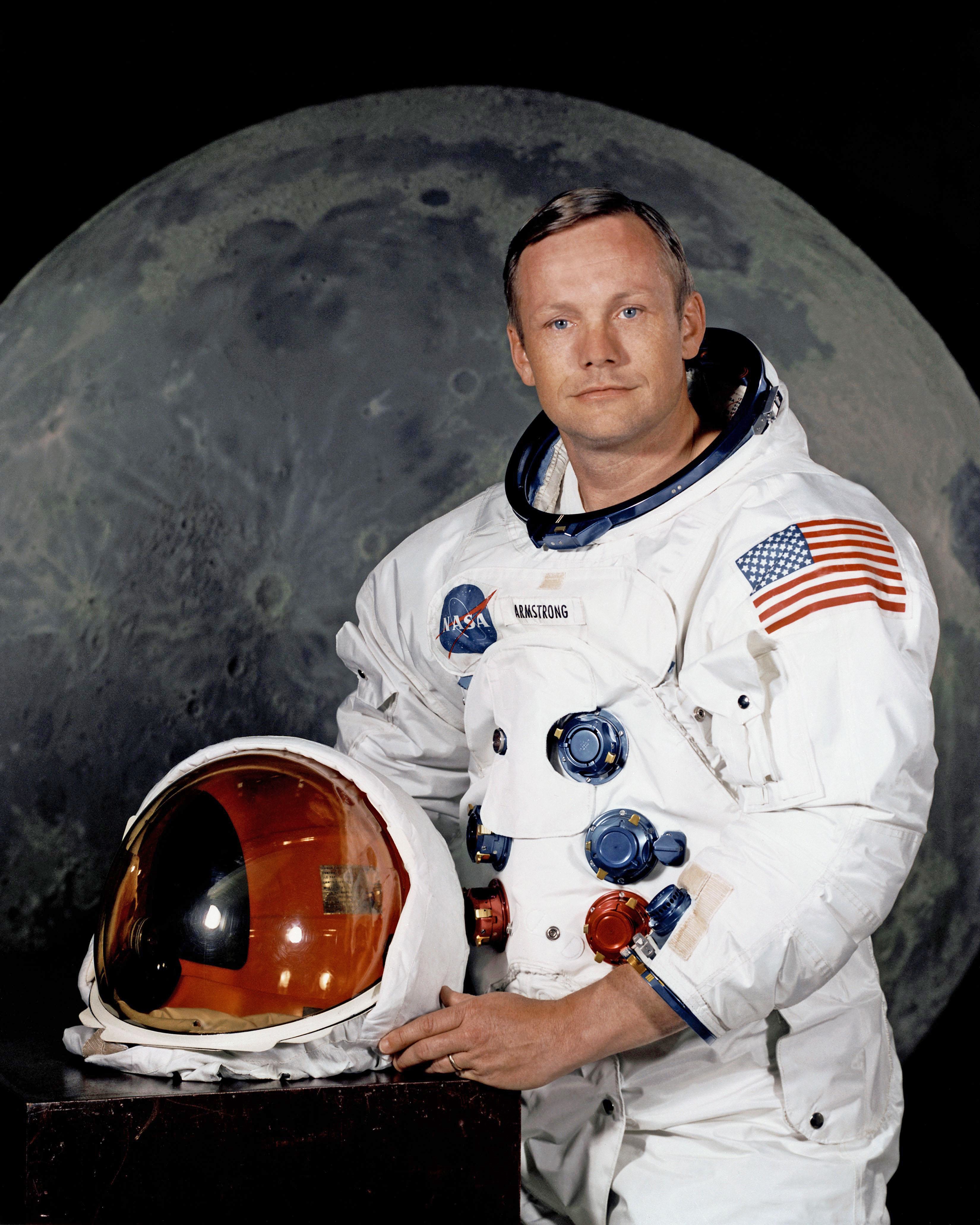 Imagen del astronauta Neil A. Armstrong