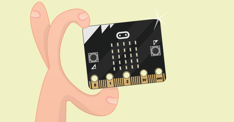 Imagen de la placa micro:bit
