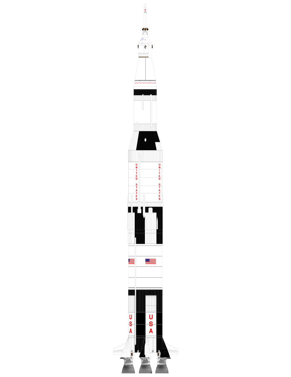 Imagen del Saturno V